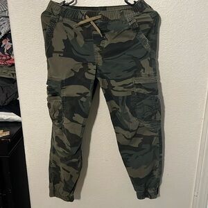 Boys wrangler camo pants